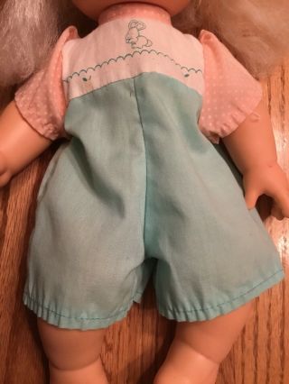 Vintage 1982 Kenner Strawberry Shortcake Baby Apricot Blow A Kiss Doll 14” 3
