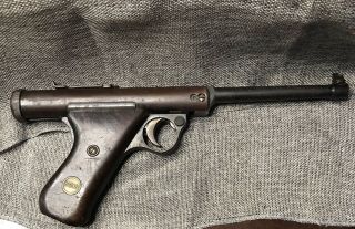 Vintage Haenel Model 28 Air Pistol 5.  5mm (22) Made In Germany.  Antique Air Pistol