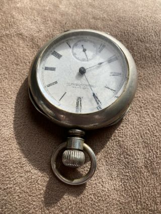 Antique “Waltham” Man’s Pocket Watch 1890’s Railroad 7 Jewel 2668 2