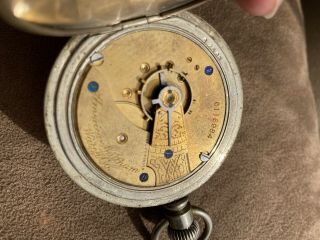Antique “Waltham” Man’s Pocket Watch 1890’s Railroad 7 Jewel 2668 5