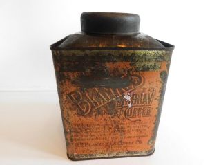 Antique Blanke ' s & Co Mojav Coffee Tin Caddie Embossed w/ Horse St.  Louis 3