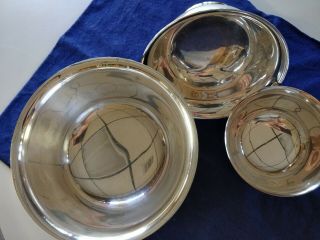Paul Revere Sterling Bowl Set By Manchester