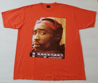 Vintage 1990s Tupac Shakur T - Shirt Sz Xxl 2pac Rap Tee Hip Hop Death Row Rare