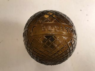 Antique Rare “bogardus” Wild West Show Glass Target Ball