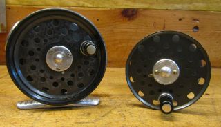 Vintage Hardy Bros.  St.  George Jr.  Fly Fishing Reel With Extra Spool,  C1930 