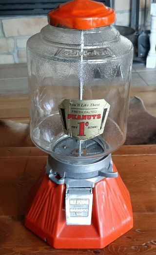 Antique Northwestern Peanut Gumball Machine.