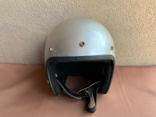 Vintage Bell Magnum Motorcycle Racing Helmet Size 7 - 56cm