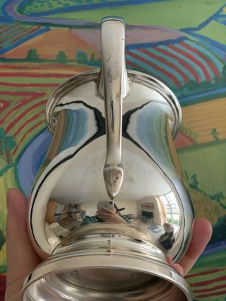 303 Grams Antique Solid Silver Sterling Tankard Mug Cup 1 Pint Birmingham 1944 5