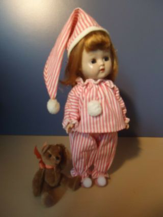 Vintage Vogue Ginny Tagged Outfit 1335 Pajamas - 1960 Outfit Only (no Doll)