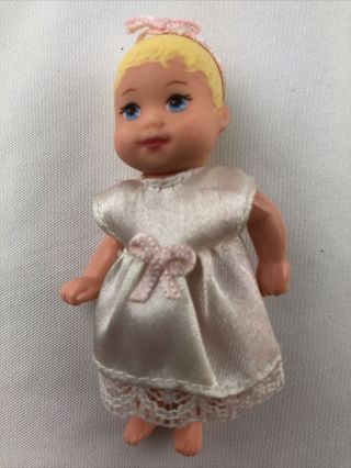 Vintage Barbie Happy Family Krissy Baby Doll 1990 Mattel Jointed 2.  5 "