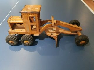 Antique Steel Toy Road Grader - Lumar - 3