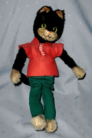 Vintage Bigo Bello Schuco Comical Cat In Clothes
