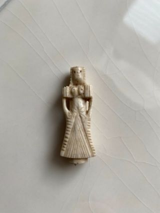 Lovely Miniature Vintage/antique Carved Female Figure