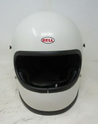 Vintage Bell Star Toptex Helmet / White / Bell Star /