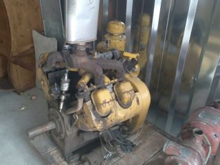 Vintage wisconsin v465d complete locked up stump grinder 2
