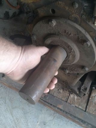 Vintage wisconsin v465d complete locked up stump grinder 4