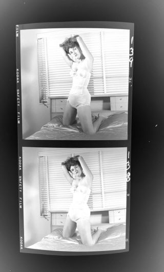 Gerson 3 Bunny Yeager Unknown Nude Model Camera Negatives