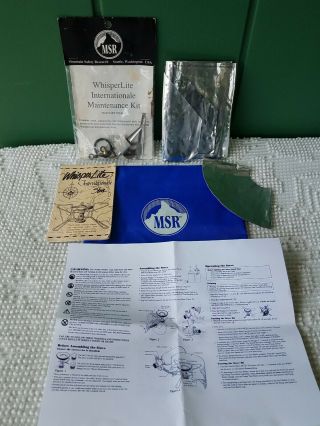 Msr Mountain Safety Research Stove Maintenance Kit Replacement Parts Outdoors