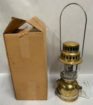 Vintage Brass Swedish Optimus 930 300 Cp Kerosene Lantern Lamp Sweden (a65)