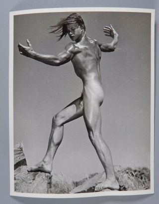 Vintage Male Nude Posing Strap Era Don Rayborne Western Photography Guild 4x5