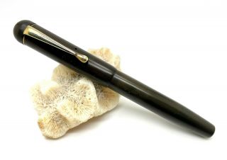 Antique Early Mont Blanc Iii Hard Rubber Fountain Pen,  Germany (s303)