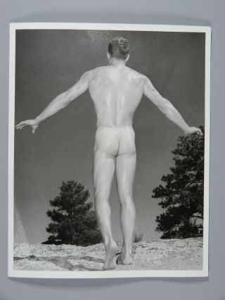 Male Nude Print,  Western Photography Guild,  Don Whitman,  4x5