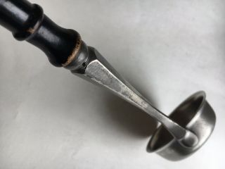 Antique pewter punch ladle,  c.  1790 - 1825? 2