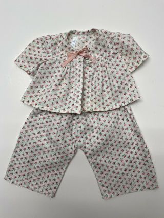 Vintage 16” Terri Lee 50’s Darling Flower Print Pajamas (tagged)