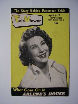Oklahoma 1955 Televiewer Tv Guide Arlene Francis Soapbox Derby Frances Bavier