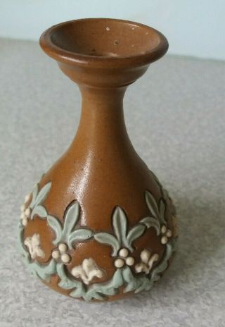 Antique / Vintage Royal Doulton Bud Vase - Silicon Ware - 5135 - 3 Inch Tall