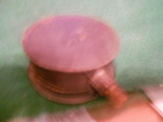 Antique Vintage Steam Pressure Gauge Crosby Brass Bezel 4 - 1/4 