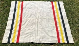 Vintage Polar Star Camp Blanket - Hudson Bay Style - 91x73