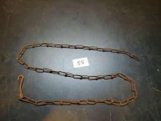 Cool 49 " Rusty Chain Industrial Steampunk Art Hangers Farm Decor 55