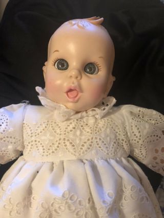 12” Vintage Gerber Baby Doll Flirty Eyes