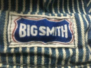 Vintage Big Smith Overalls 38x29 Bib Denim And 1949 Circa Cap 48 Hour