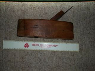 Antique - Vintage Wood Mold Making Plane Ohio Tool Co.  2 Inch Blade,  Coffin Type