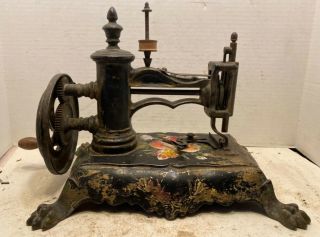 Early 1800s Cast Iron Sewing Machine