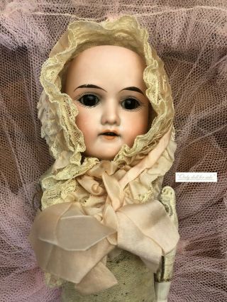 Antique Doll Germany Floradora Porcelain Leather Body Tlc Teeth Armand Marseille