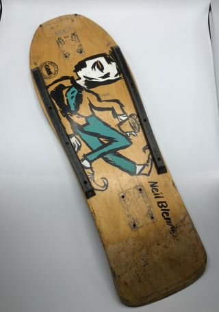 1986 Neil Blender Coffee Break Skateboard Deck - Natural Colorway
