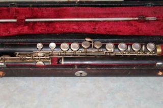 Antique Christensen Flute,  Picolo ? In Case Look Nr