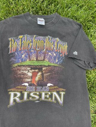 Vintage 95 Jesus Tales From The Crypt Parody Promo Tee Shirt Living Epistles 2