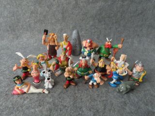 Md Toys Asterix The Gaul Pvc Figure Set - Vintage 1990 