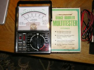 Vintage Micronta Range Doubler Multitester 22 - 204a 2