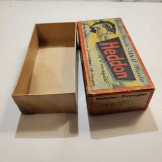 Vintage Heddon Punkinseed Lure Box For Early 730 Sd Shad Fishing Lure Box Only