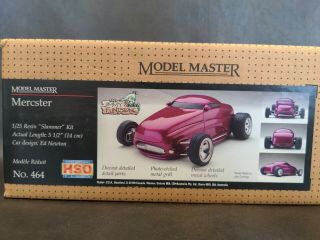 Mercster Testors Model Master 1/25 Scale Resin Car Hot Rod Figurine Kit 464