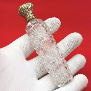 - Antique - 18th - 19th - Gilding Silver - Perfume - Scent - Bottle