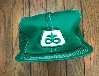 Vintage Pioneer Seed Mesh Trucker Hat Snapback Hat Baseball Cap Patch Usa Made