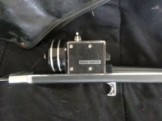 Vintage St Croix Fishing Machine Pole Collapsible Rod Reel with Case 2