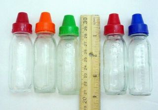 Vintage Baby Doll Glass Bottles