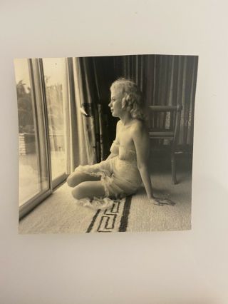 4 Vintage Bunny Yeager Nude Model Contact Sheet Photos,  From Yeager Archive 3